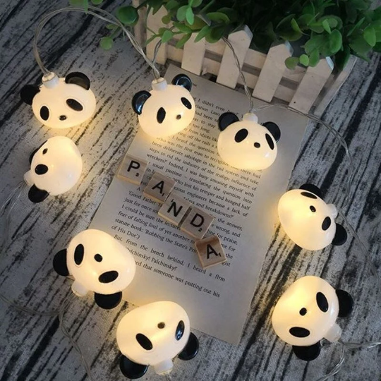 Cute Panda Fairy Lights