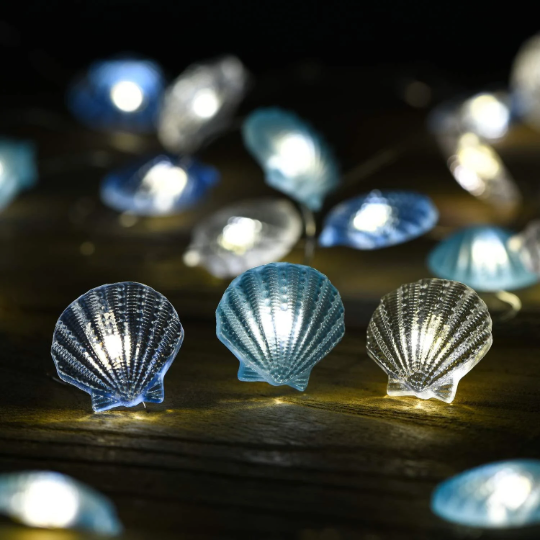 Sea shell fairy lights