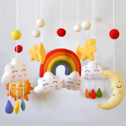 Baby Mobile Crib Toy - Rainbow