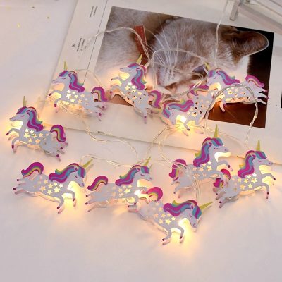 Unicorn Fairy Lights - String Lights - Cute Pony - Night Light